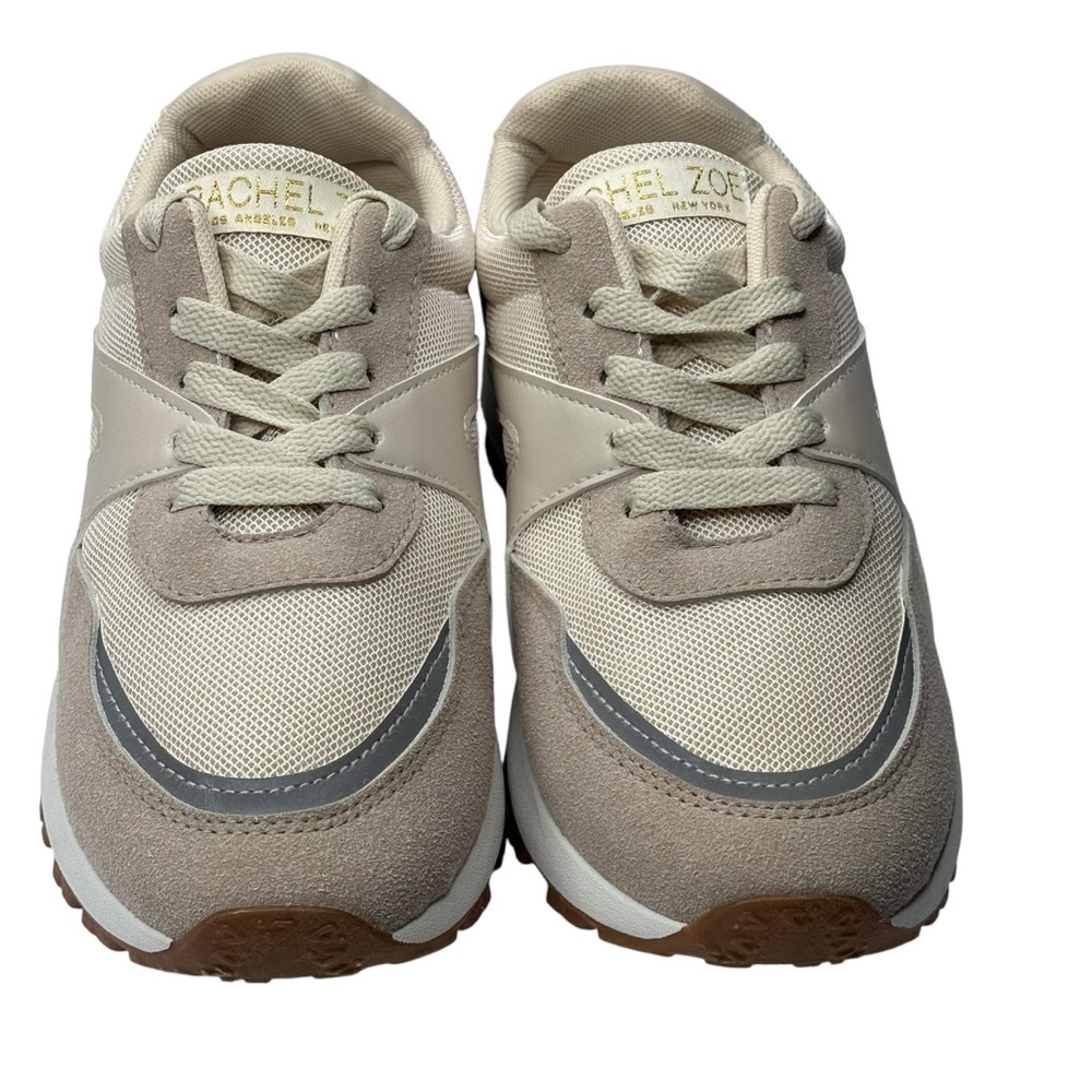 New Rachel Zoe Sophie Beige Mesh Leather Comfort Sneaker Size 8 FREE SHIPPING